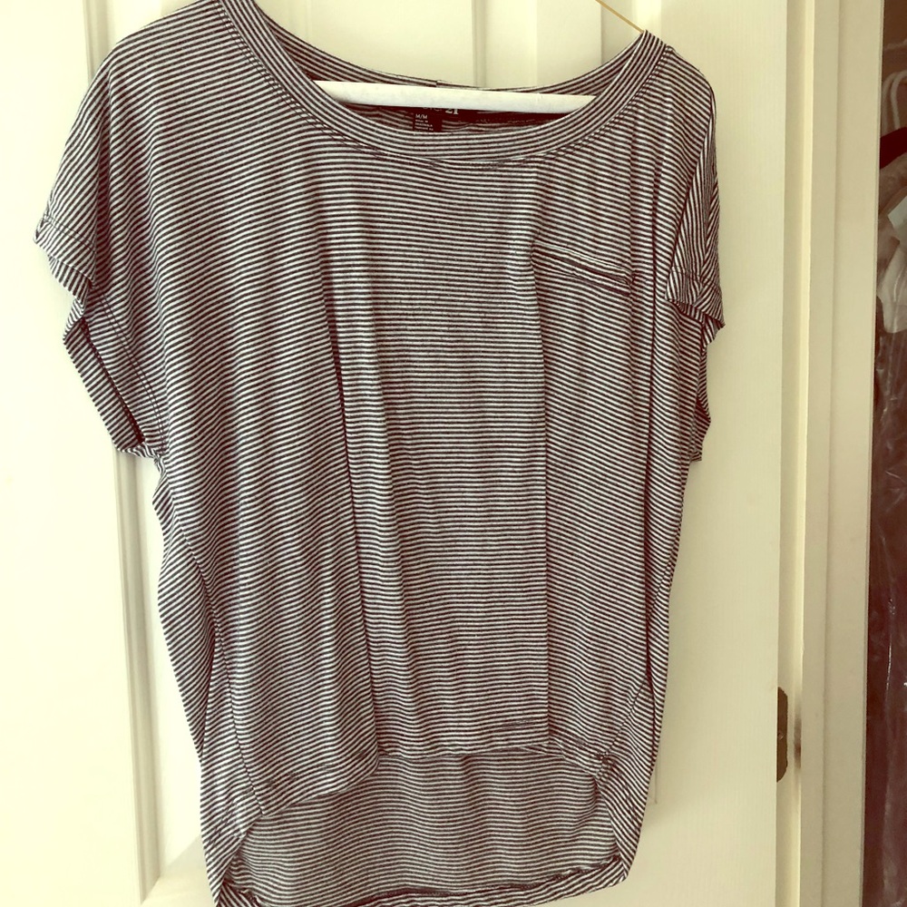 Striped cotton top